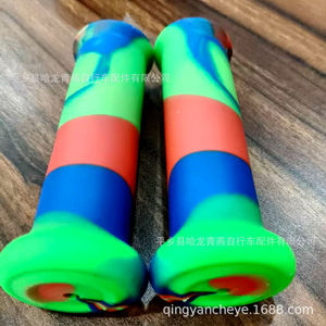 Poignées de guidon de vélo 22,2 mm en TPR souple antidérapantes, accessoires pour vélos d'enfants - Product Image 4