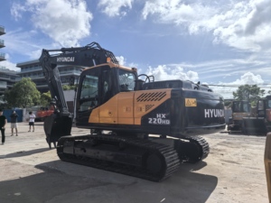 Grande vente Corée Pelle originale d'occasion Hyundai 220HD 220LC-9S Pelle sur chenilles d'occasion 22 tonnes remise à neuf - Product Image 4