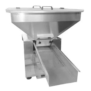 No sharp corner high quality temporary stock screening pan vibrating feeder conveyor
