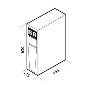 BTC 1320 240V BB B1 2F Riello UPS - หมายเลขชิ้นส่วน: RIEK132240PB12F - Product Image 1