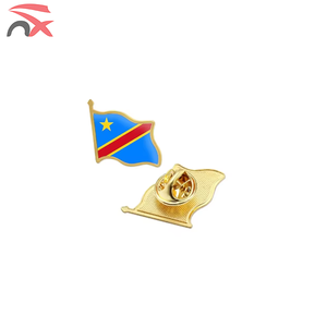 Drapeau du Congo personnalisé <span class=keywords><strong>bleu</strong></span>, <span class=keywords><strong>rouge</strong></span>, jaune – Article promotionnel pas cher pour le match de football 2026 - Product Image 4