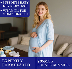 Gomitas de Ácido Fólico, Suplemento Dietético, Aumenta la Energía Naturalmente, Favorece el Desarrollo del Bebé, Vitaminas para la Salud de la Madre - Product Image 5