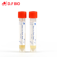 Juego de Hisopos para Muestras Ambientales con Agua Estéril Duanfeng TSB+ |   5 Hisopos TSB + 5 Hisopos de Agua/Bolsa para Laboratorio de Microbiología