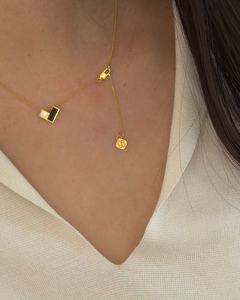 Collier de composition en or jaune 14K avec diamants, vente en gros de bijoux fins, fabricant de bijoux, collier de créateur personnalisé, OEM ODM - Product Image 6