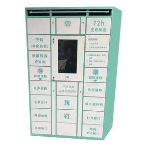 Casillero Inteligente para <span class=keywords><strong>Lavandería</strong></span> Azul Claro, Casillero Inteligente Compartido para la Comunidad, Apertura con un Clic, Casillero Inteligente para Lavado de Zapatos - Product Image 4