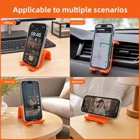 Support de téléphone portable en silicone flexible, pliable, ajustable, nouveau, portable et pliable