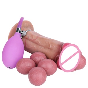 Dildo de 17 Pulgadas con Bomba Manual y Ovipositor para la Masturbación Femenina - Product Image 1