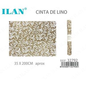 Cinta de Lino Ilan de 35 x 200 cm, Adorno Decorativo para Manualidades - Product Image 1