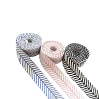 Sangle en coton personnalisée de 40 mm et 38 mm pour sacs, chaussures, échantillon gratuit
