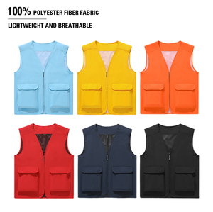 <span class=keywords><strong>Chaleco</strong></span> de <span class=keywords><strong>Pesca</strong></span> Impermeable con Logotipo Personalizado de Alta Calidad, Unisex, Corte Holgado, Ropa Exterior con Múltiples Bolsillos para Hombres y Mujeres - Product Image 3