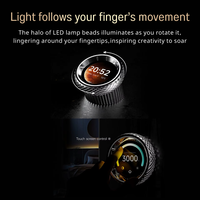 Interrupteur tactile intelligent LTECH avec écran OLED, compatible Alexa, contrôle de la luminosité pour l'automatisation des hôtels et des maisons