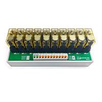 Module de relais basse consommation 10CH SMD-10DO-2CO-DRY-T/T 24VDC RJ2S-CL-A220 DPDT Rail DIN Bornier à ressort Interface PLC Shimaide