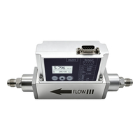 Capteur de débit massique de gaz MEMS, contrôleur, petit débitmètre d'air, micro-transducteur thermique, moniteur numérique, mesure en ligne intelligente