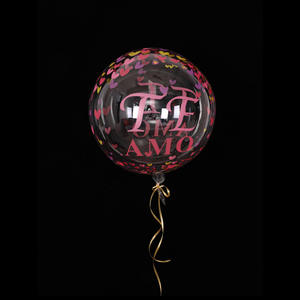 Te Amo Saint Valentin 20 pouces Imprimer Bobo Ballons Décorations De Fête Mignonnes pour Confession Arrangement Ballons - Product Image 6