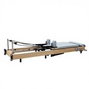 Vente en gros usine : Reformer pliable en chêne pour équipement d'entraînement de posture en gym et yoga BT060401 - Product Image 1