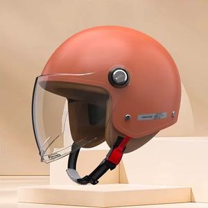 Nouveau casque de moto rétro Apvr ABS 3/4 demi-face modèle 301 avec doublure en nylon et garantie d'un an - Product Image 4
