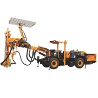 Foreuse hydraulique complète à moteur diesel KAISHAN pour forage de tunnels, avec marteau supérieur et boîte de vitesses Montabert française pour diamètres élevés