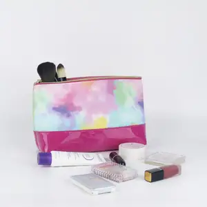 Tie Dye porte-crayon PVC maquillage sac organisateur voyage sac cosmétique personnalisé artiste pinceau pochette