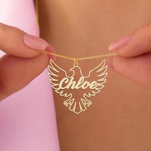 สร้อยคอพร้อมจี้รูปแมว/กระต่ายการ์ตูนน่ารัก สแตนเลสสตีลชุบทองคำขาว 18K หรือโรสโกลด์  สั่งทำได้  สำหรับเด็กผู้หญิงและผู้หญิง  สินค้ามาใหม่ - Product Image 4