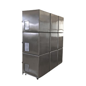 CC-1303 Modern klasik kedi kafesi paslanmaz çelik modüler Pet ev katı desen ve Snap düğmesi kapatma ile - Product Image 6