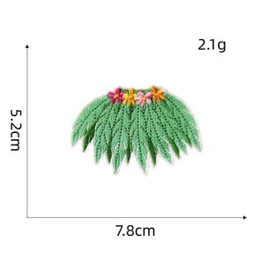 NODA Iron on Embroidery Hawaii Holiday Style Kawaii Sun Coconut Tree Pineapple Patch for Clothes Decoration - Product Image 6