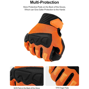 Gants <span class=keywords><strong>de</strong></span> <span class=keywords><strong>moto</strong></span> à doigts entiers, tissu élastique, adaptés à la conduite quotidienne et aux activités <span class=keywords><strong>de</strong></span> plein air, compatibles avec les écrans tactiles - Product Image 3