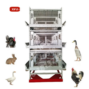 Jaula de Cría de Pollos de Acero Galvanizado Nueva con Nidos |   Tipo H/A para Uso en Granjas Avícolas - Product Image 1