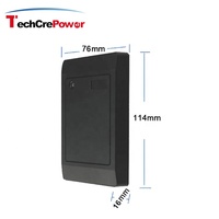 Lecteur de cartes RFID étanche 125 kHz intelligent pour contrôle d'accès extérieur RS232 RS485
