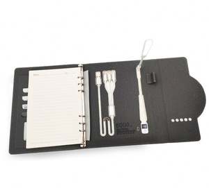 NUEVO Set de Regalo Corporativo: Agenda Electrónica A5 de Cuero con Cargador Inalámbrico, Power Bank y USB para Regalo de Año Nuevo - Product Image 3