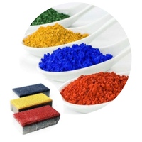Oxyde de fer pigment rouge Y101 130 terrazzo couleur sol peinture revêtement ciment pigment rouge spécial