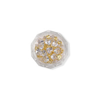 Vente en gros de breloques pour nail art en zircone 3D scintillante de la marque YUCAGCI, décorations en cristal en forme de goutte d'eau, de marquise et de carré, modèle YUCAGCI 3485