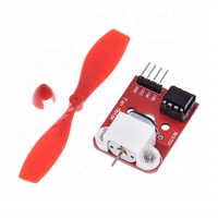 Modul Sensor Kipas Bertenaga Motor L9110 untuk Robot Pemadam Kebakaran Papan Pengembangan Mikrokomputer Satu Chip Pemasangan Standar
