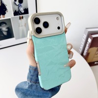 Coque de luxe plaquée électrolytiquement Fashion 2026 pour iPhone 17 16 Pro Max, coque en tissu mat texture marbre pour iPhone 13 14 15 16 17 18
