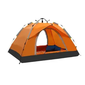 Buiten Pop-Up Tent Reizen Camping Dubbellaags Automatische Waterdichte Zonnescherm Pop-Up Strandtenten