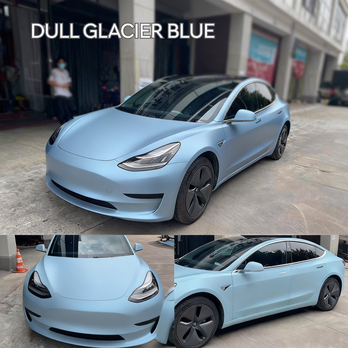 PET-DULL GLACIER BLUE
