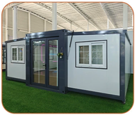 Maison conteneur en acier JY de 20 pieds - Écologique, installation facile, modulaire, portable, design moderne pour les glamping, les centres de villégiature et les maisons d'hôtes