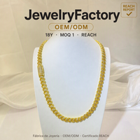 Nouvelle Collection : Collier Hip Hop en Or, Cuivre et Diamants, Chaîne Cubaine avec Zircon