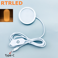 Module d'éclairage rond RGB pour imprimantes 3D Bambu Lab, LED connectée Type-C avec télécommande pour améliorations d'éclairage DIY des imprimantes
