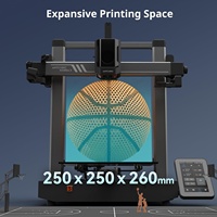 Impresora 3D de Escritorio Kobra 3 Combo Multicolor de Alta Velocidad, Máx. 600 mm/s, Gran Tamaño de Impresión 250x250x260 mm