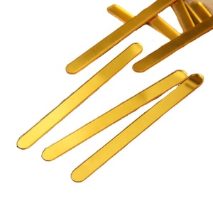 Reusable <b>Acrylic</b> Popsicle Sticks <b>Mirror</b> Popsicle Sticks Mini Multicolored <b>Acrylic</b> Ice Pop Sticks - Product Image 2