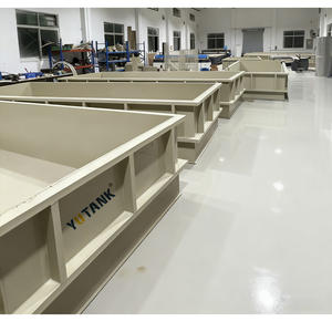 Système d'aquaculture en recirculation YUTANK pour l'élevage de poissons carrés, 6 m x 2 m x 1 m, en PP de qualité alimentaire - Product Image 4