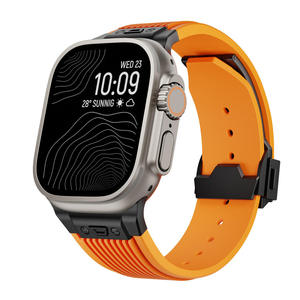 สายนาฬิกา Apple Watch สำหรับ IWatch Ultra 2 ซิลิโคนเหลวเนื้อนุ่ม สายสแตนเลส Constant Treasure สินค้าใหม่ S9 - Product Image 6
