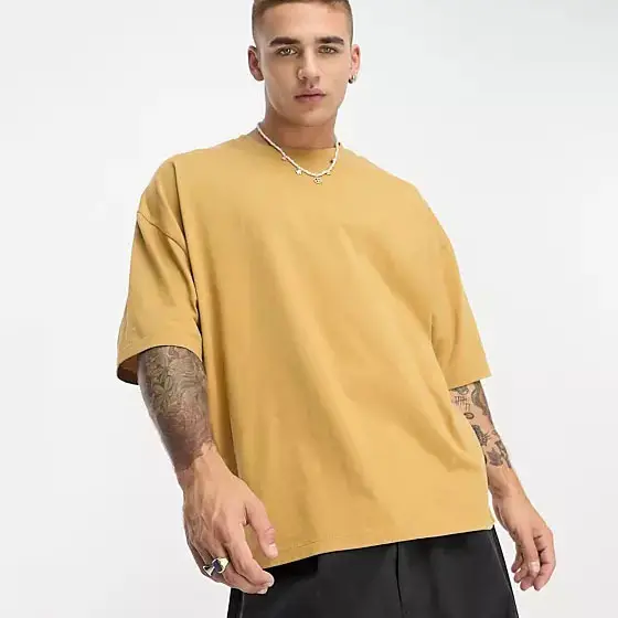 Qualidade Premium Pima Algodão Baixo Preço Homens T-shirts DTG Personalizado Transferências De Calor Para T Shirt Hip Hop Over Sized T Shirt Homens