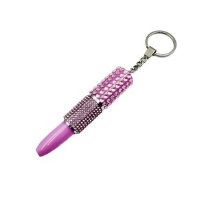 <span class=keywords><strong>Rouge</strong></span> <span class=keywords><strong>à</strong></span> lèvres en forme de stylos <span class=keywords><strong>à</strong></span> bille roulante porte-clés strass cristal <span class=keywords><strong>rouge</strong></span> <span class=keywords><strong>à</strong></span> lèvres stylo avec porte-clés créatif écriture stylos cadeau - Product Image 6