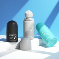 Flacon roll-on vide personnalisé pour huiles essentielles, rond, 30 ml, 60 ml, 1 oz, 2 oz, en plastique dépoli, pour déodorants, emballage