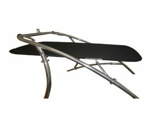 <span class=keywords><strong>Toile</strong></span> <span class=keywords><strong>de</strong></span> bâche pour <span class=keywords><strong>ponton</strong></span> <span class=keywords><strong>de</strong></span> bateau, 4 arceaux avec soufflet / fermetures éclair - Product Image 4