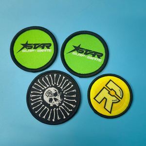 Patchs en tissu 3D tissé thermocollants avec logo personnalisé pour vêtements et sacs – Broderie DIY de haute qualité - Product Image 1