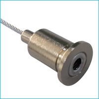 Kit de suspension personnalisable en laiton pour câbles, pince réglable pour câble métallique pour système d'éclairage suspendu, directement de l'usine