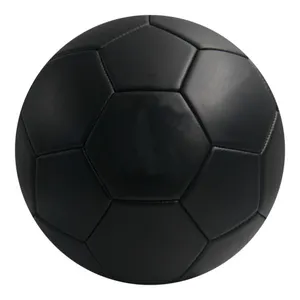 PU שחור כדורגל כדור לקידום שימוש עם רשת אישית תיק