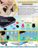 Bouchon anti-poussière USB personnalisé éblouissant avec cache-poussière USB Pedant mignon pour IPhone tablette ordinateur portable Type C Port de charge